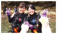 Diving tour end